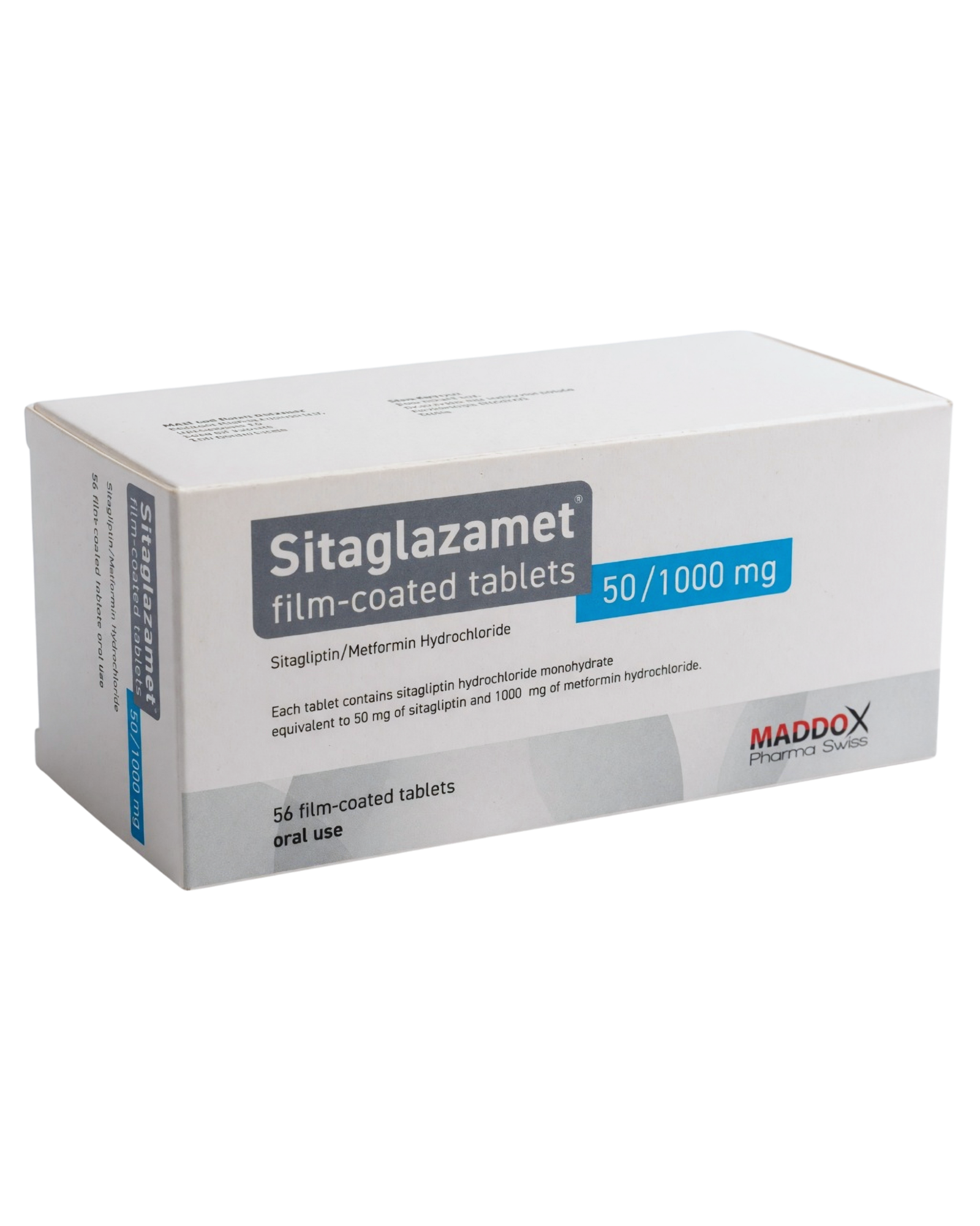 Sitaglazamet 50 mg/ 1000 mg
